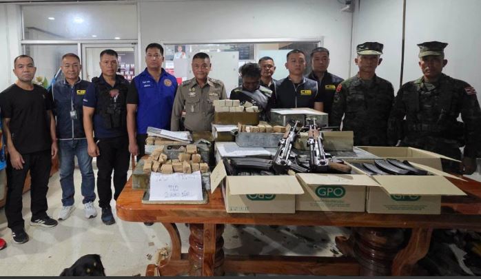 Thailand Tangkap Penyelundup Senjata Perang dari Kamboja di Trat